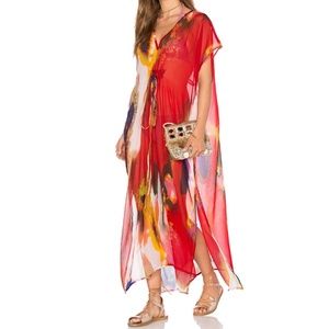 Colorful caftan cover-up/dress